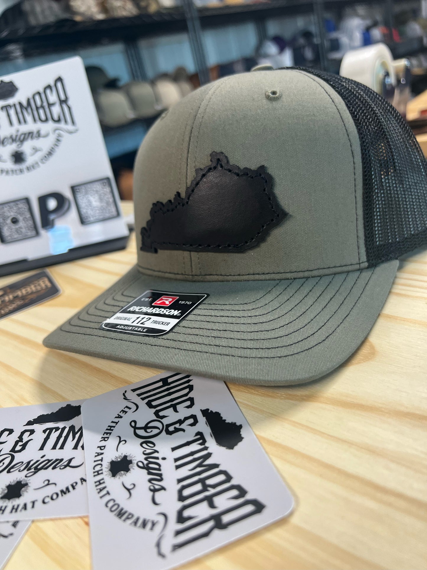 Kentucky State Cutout Patch - BLACK