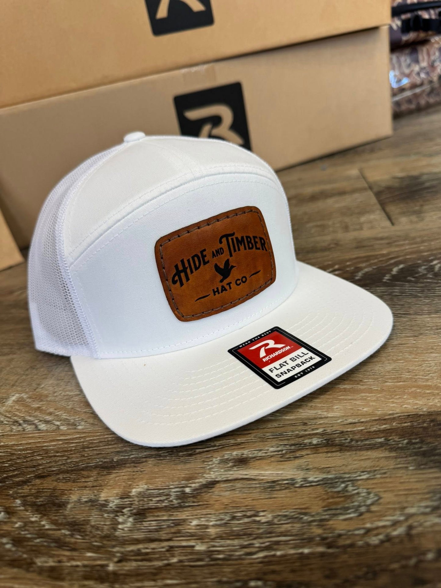 Hide & Timber Hat Co Richardson 168 - White/white