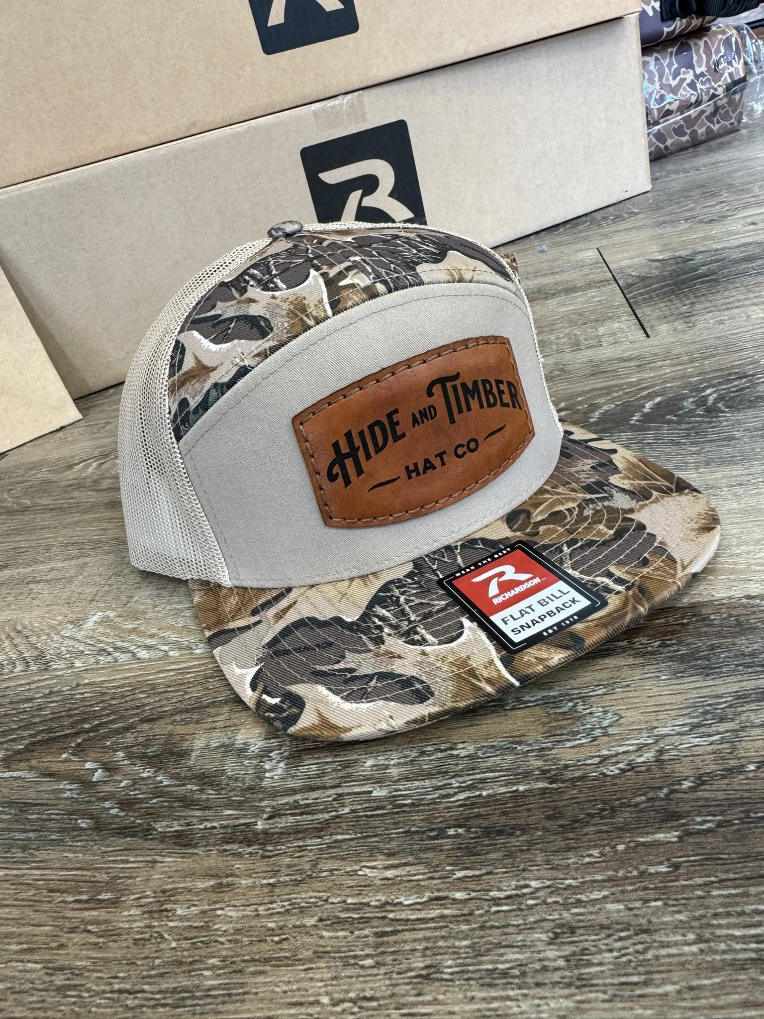 Hide & Timber Hat Co Richardson 168P - Realtree Advantage – Hide and ...