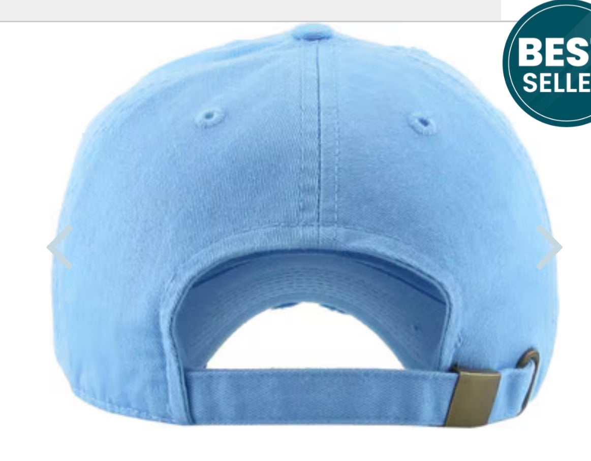 Chrome KB Distressed Dad Cap