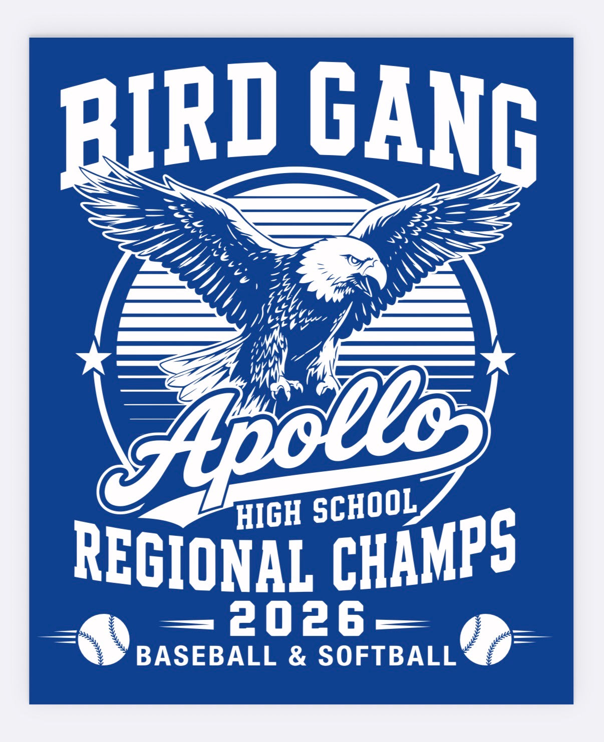 Apollo Regional Baseball/Softball Shirt