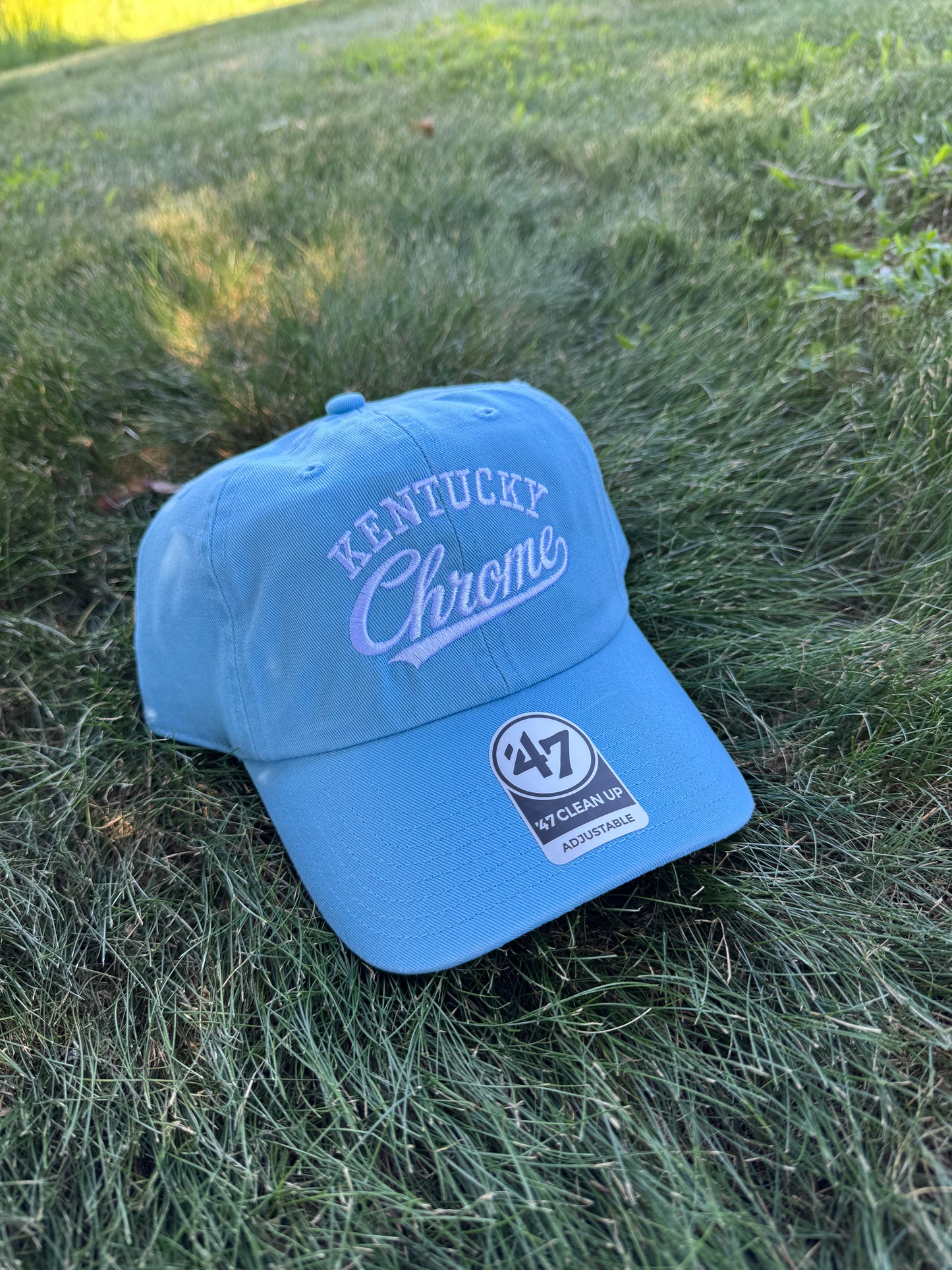 Chrome 47’ embroidered cap