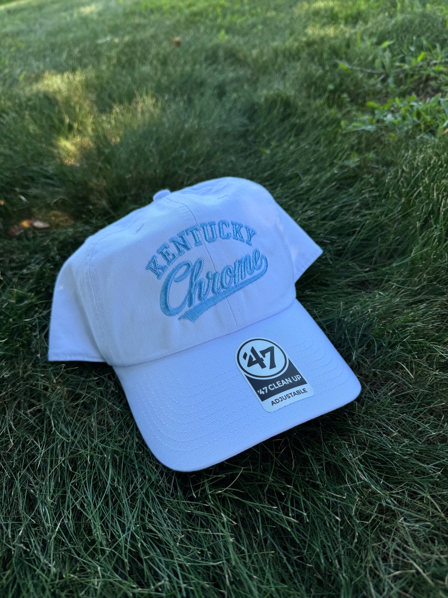 Chrome 47’ embroidered cap