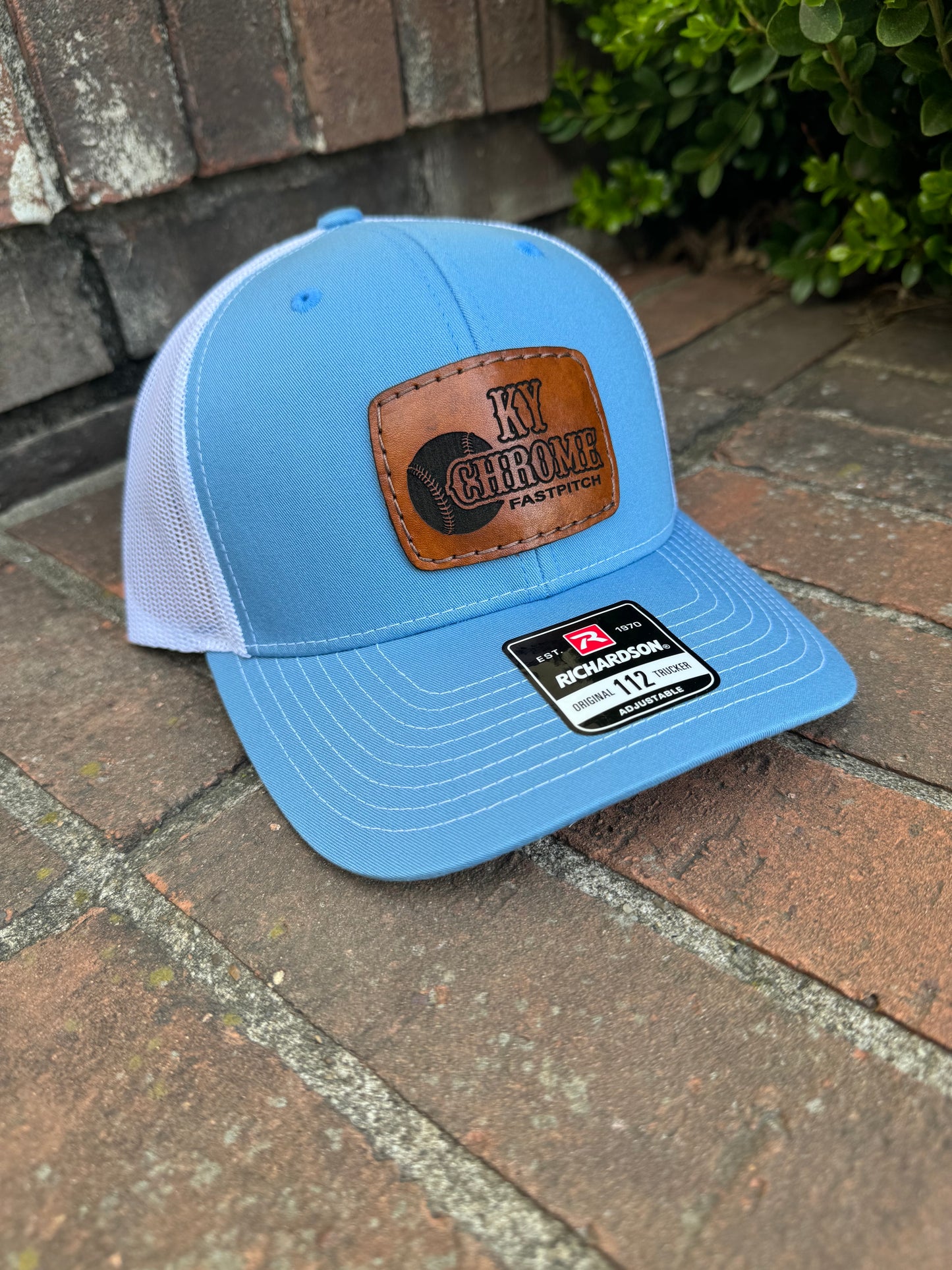 Chrome Richardson 112 Trucker Cap Columbia Blue/White – Hide and Timber ...