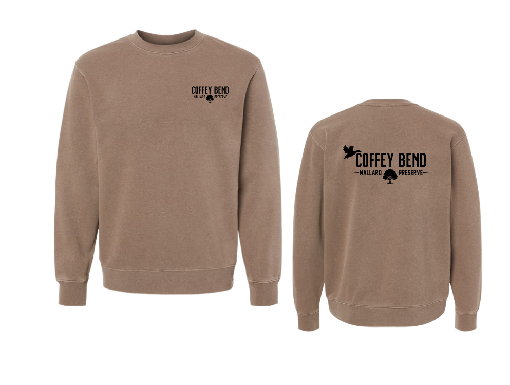 Coffey Bend Independent Crewneck Sweatshirt - Pigment Clay