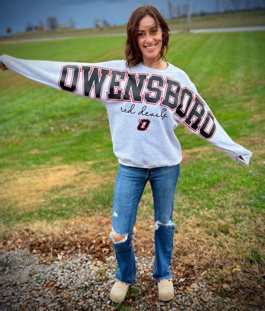 Oversized Fan Crewneck Sweatshirt