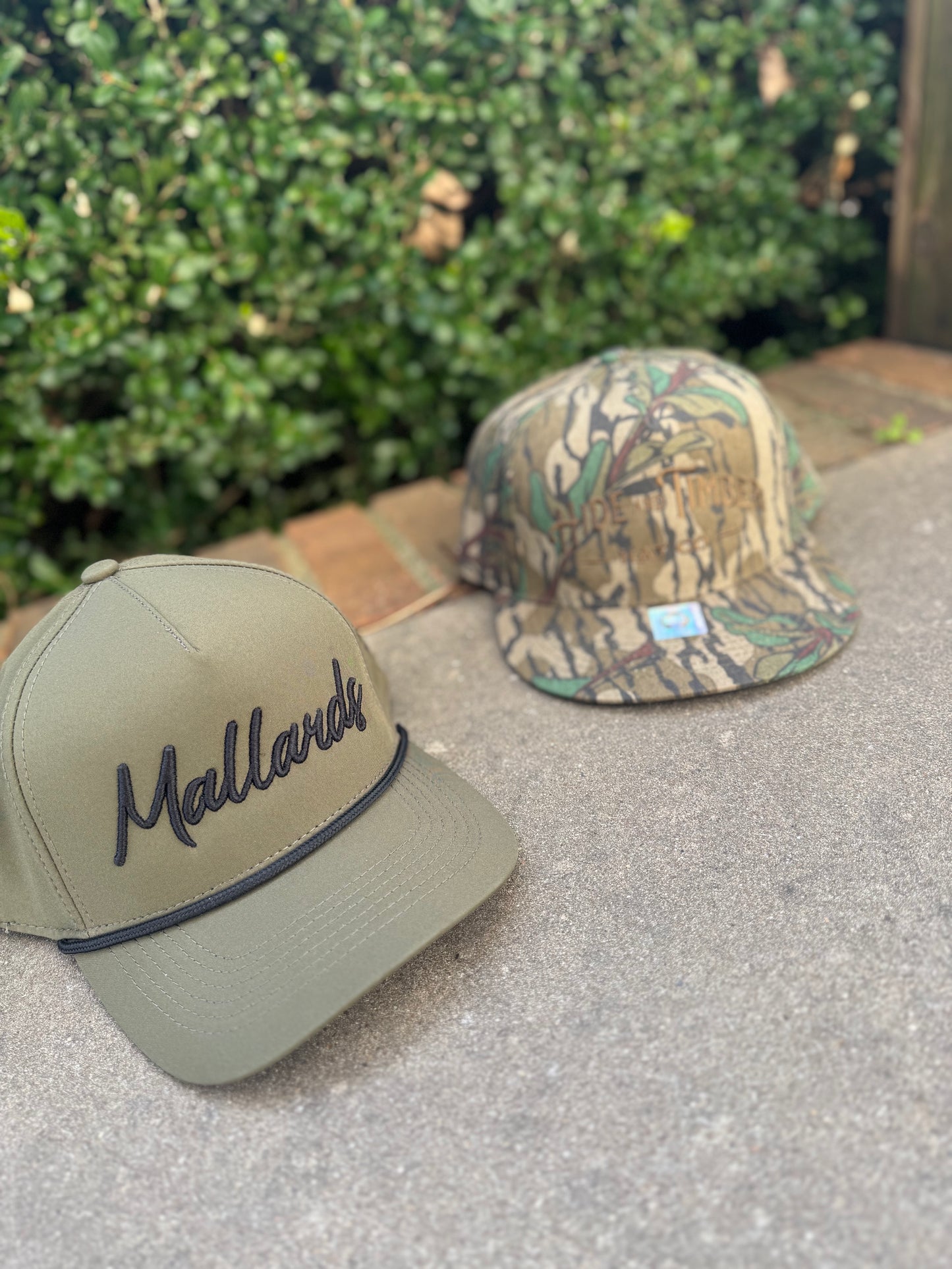 Olive Mallards Rope Hat