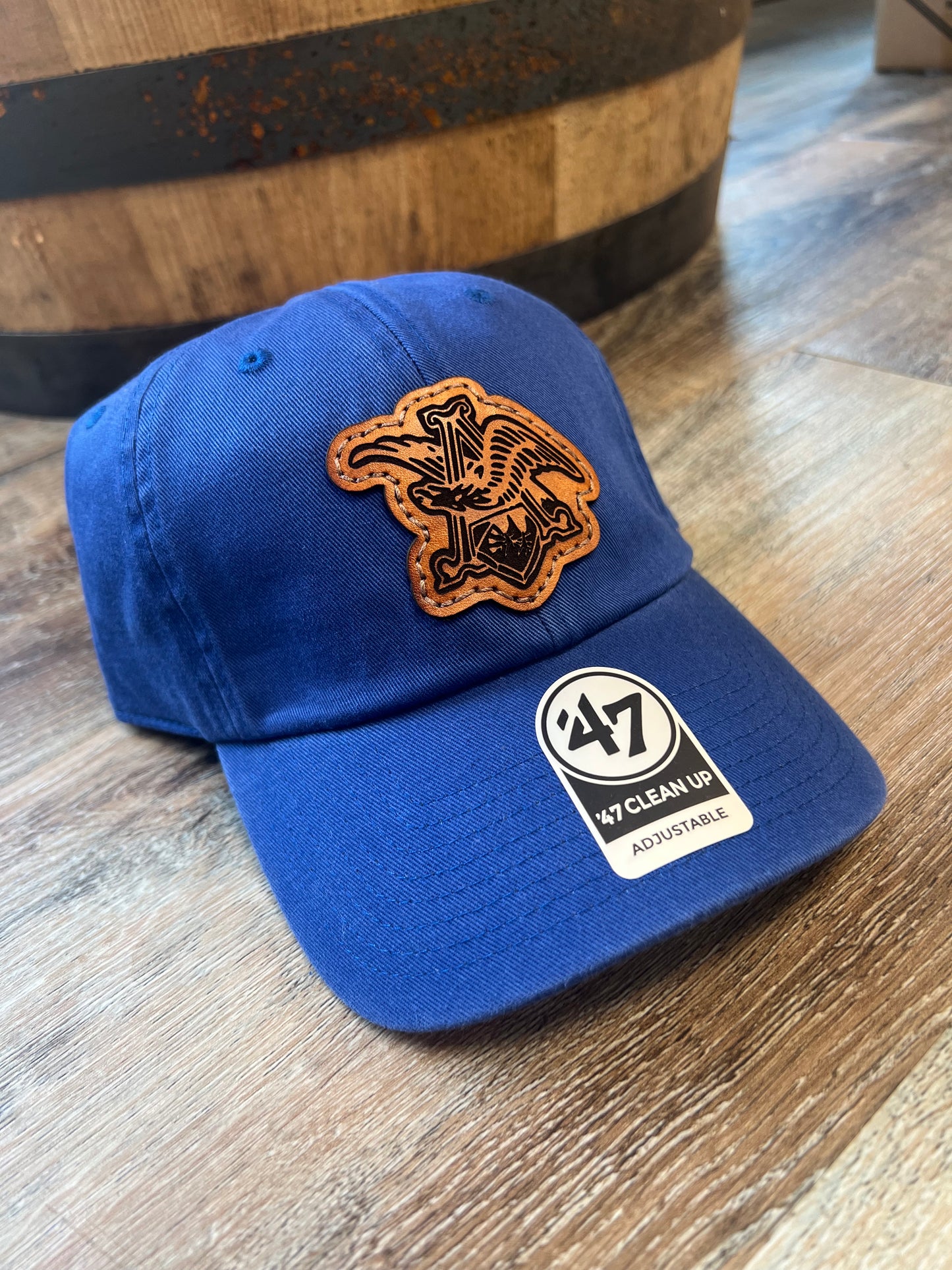 Apollo ‘47 Brand leather patch hat