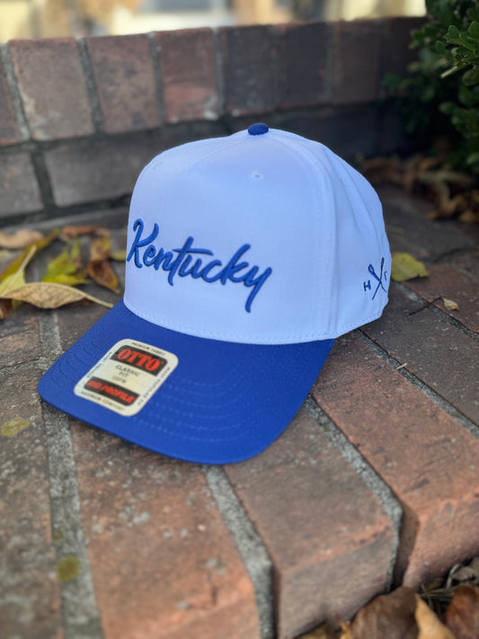 Kentucky Embroidered OTTO CAP 5 Panel Mid Profile Baseball Cap