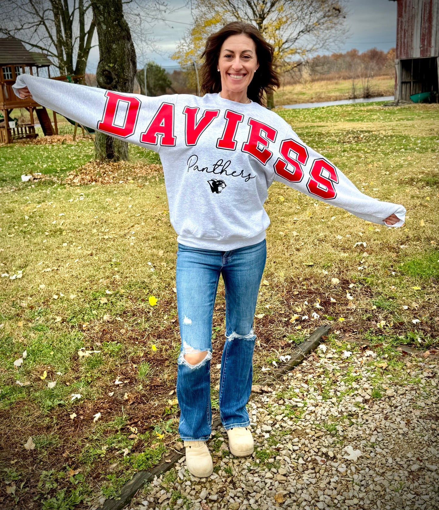 Oversized Fan Crewneck Sweatshirt