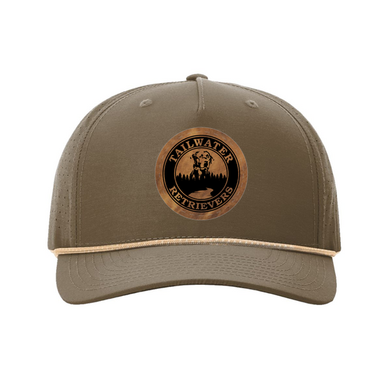 Tailwater Retrievers Richardson 355 Leather Patch hat