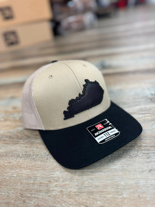 Kentucky State Cutout Patch - BLACK