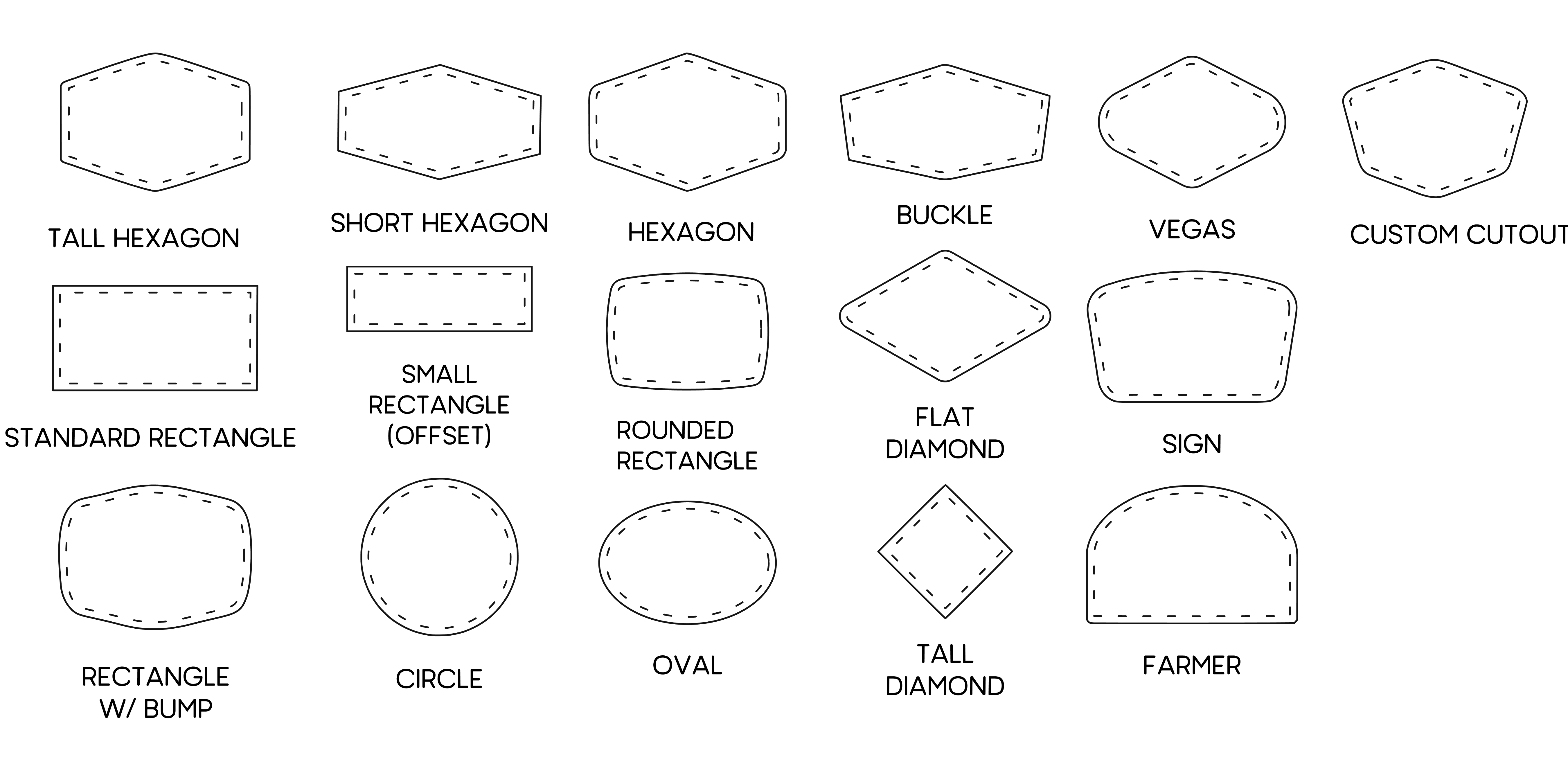 Custom Patch Options & Pricing – Hide and Timber Designs