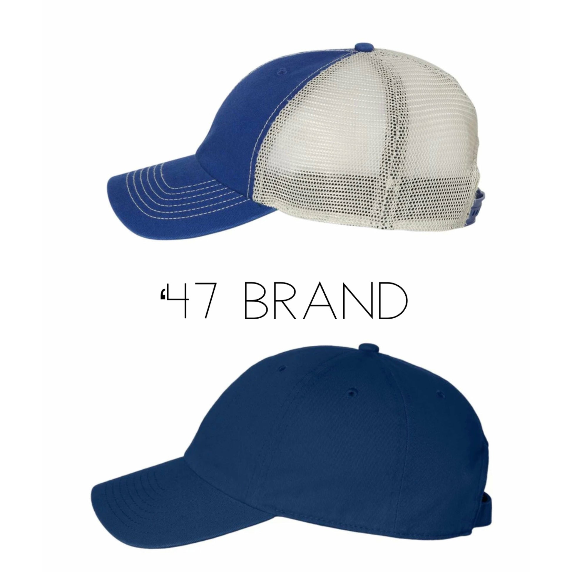 '47 Brand Unstructered. Top- snapback trucker Bottom- Buckle Back